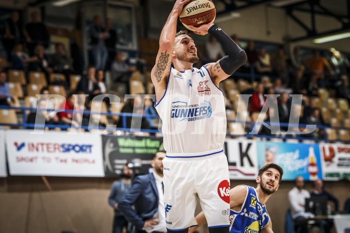 Basketball, ABL 2018/19, Playoff HF Spiel 1, Oberwart Gunners, Gmunden Swans, Hayden Thomas Lescault (11)