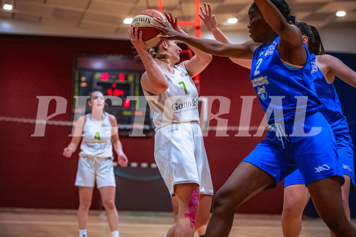 Basketball Basketball Damen Superliga 2021/22, Damen CUP Semifinale Basket Flames vs. Vienna D.C. Timberwolves
