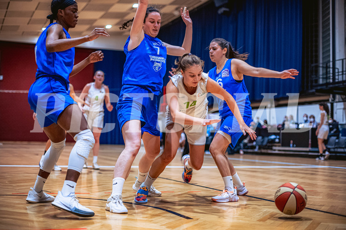 Basketball Basketball Damen Superliga 2021/22, Damen CUP Semifinale Basket Flames vs. Vienna D.C. Timberwolves
