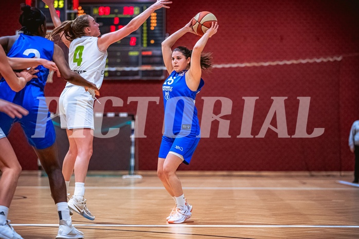 Basketball Basketball Damen Superliga 2021/22, Damen CUP Semifinale Basket Flames vs. Vienna D.C. Timberwolves
