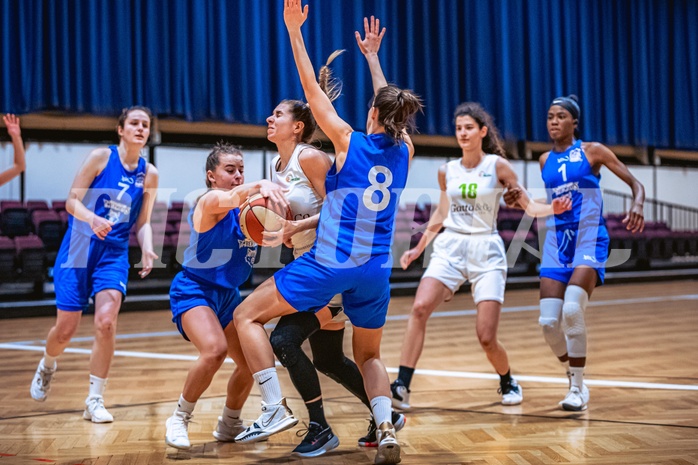 Basketball Basketball Damen Superliga 2021/22, Damen CUP Semifinale Basket Flames vs. Vienna D.C. Timberwolves
