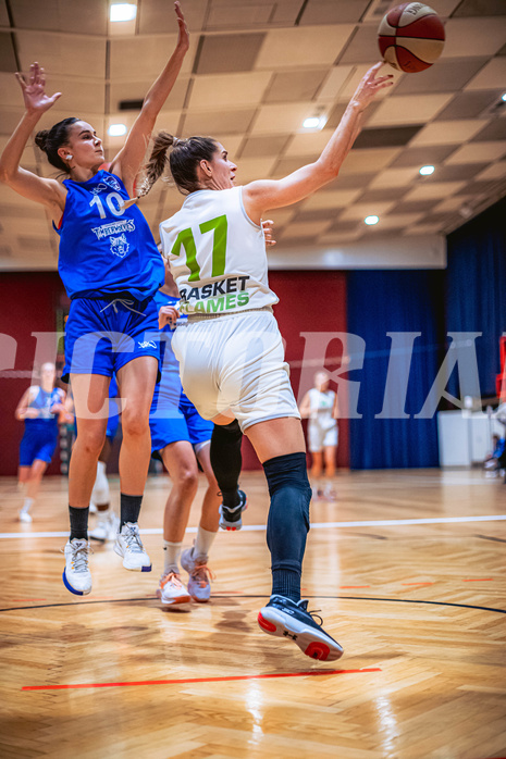 Basketball Basketball Damen Superliga 2021/22, Damen CUP Semifinale Basket Flames vs. Vienna D.C. Timberwolves

