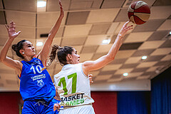 Basketball Basketball Damen Superliga 2021/22, Damen CUP Semifinale Basket Flames vs. Vienna D.C. Timberwolves
