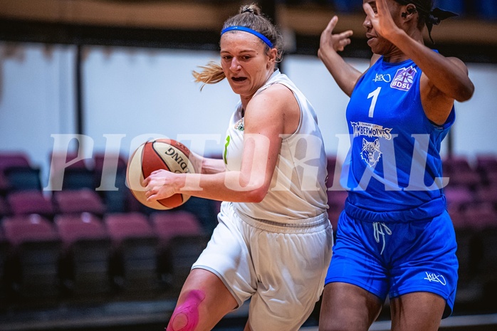 Basketball Basketball Damen Superliga 2021/22, Damen CUP Semifinale Basket Flames vs. Vienna D.C. Timberwolves
