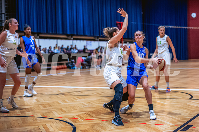 Basketball Basketball Damen Superliga 2021/22, Damen CUP Semifinale Basket Flames vs. Vienna D.C. Timberwolves
