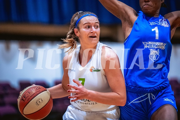 Basketball Basketball Damen Superliga 2021/22, Damen CUP Semifinale Basket Flames vs. Vienna D.C. Timberwolves
