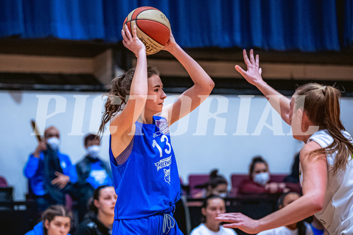 Basketball Basketball Damen Superliga 2021/22, Damen CUP Semifinale Basket Flames vs. Vienna D.C. Timberwolves
