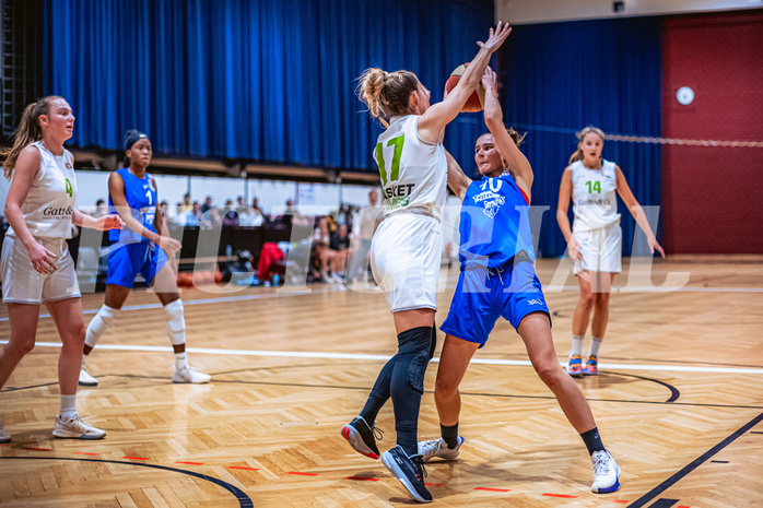 Basketball Basketball Damen Superliga 2021/22, Damen CUP Semifinale Basket Flames vs. Vienna D.C. Timberwolves
