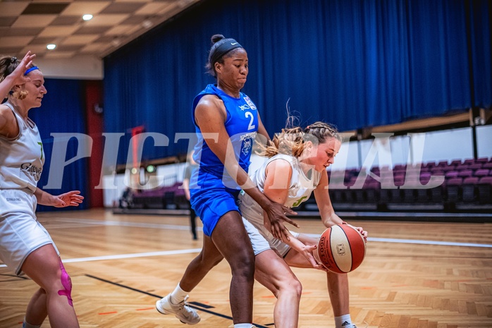 Basketball Basketball Damen Superliga 2021/22, Damen CUP Semifinale Basket Flames vs. Vienna D.C. Timberwolves
