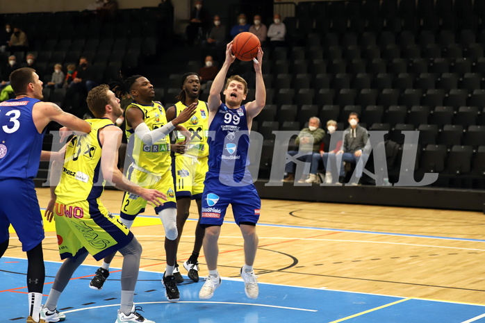 Basketball Superliga 2021/22, Grunddurchgang 9.Runde UBSC Graz vs. Vienna D.C. Timberwolves 
