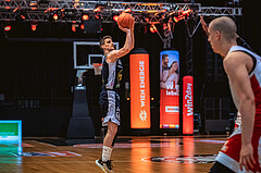 Basketball, Win2Day Superliga 2022/23, 4. Platzierungsrunde, BC Vienna, Gmunden Swans, Benedikt Güttl (7)