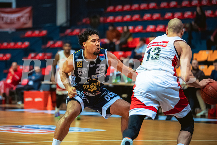 Basketball, Win2Day Superliga 2022/23, 4. Platzierungsrunde, BC Vienna, Gmunden Swans, Dwayne Lautier-Ogunleye (23)