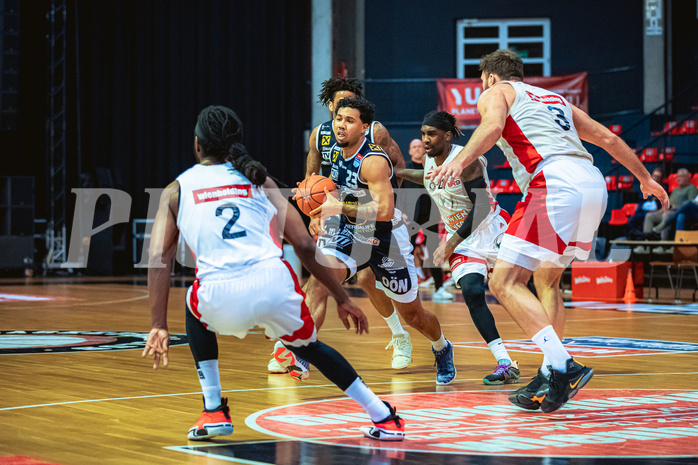 Basketball, Win2Day Superliga 2022/23, 4. Platzierungsrunde, BC Vienna, Gmunden Swans, Dwayne Lautier-Ogunleye (23)