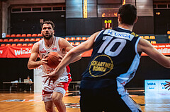 Basketball, Win2Day Superliga 2022/23, 4. Platzierungsrunde, BC Vienna, Gmunden Swans, Jozo Rados (3)