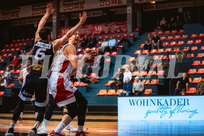 Basketball, Win2Day Superliga 2022/23, 4. Platzierungsrunde, BC Vienna, Gmunden Swans, Stefan Savic (13)
