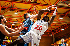 Basketball, win2day Basketball Superliga 2023/224, Grunddurchgang Runde 18, BBC Nord Dragonz, Oberwart Gunners, Austen Awosika (10)