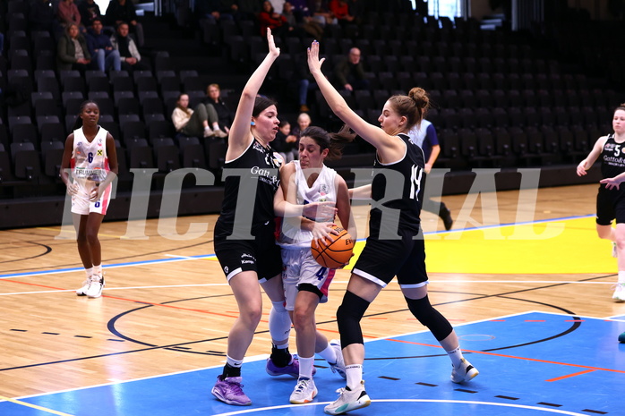 13.01.2024, Graz, Raiffeisen Sportpark, Basketball Damen Superliga 2023/24, Grunddurchgang 9.Runde, UBSC-DBBC Graz - Basket Flames Women ,  