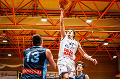 Basketball, win2day Basketball Superliga 2023/224, Grunddurchgang Runde 18, BBC Nord Dragonz, Oberwart Gunners, Lukas Hahn (25)