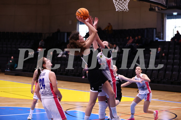 13.01.2024, Graz, Raiffeisen Sportpark, Basketball Damen Superliga 2023/24, Grunddurchgang 9.Runde, UBSC-DBBC Graz - Basket Flames Women ,  