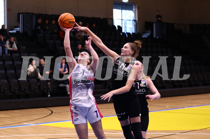 13.01.2024, Graz, Raiffeisen Sportpark, Basketball Damen Superliga 2023/24, Grunddurchgang 9.Runde, UBSC-DBBC Graz - Basket Flames Women ,  