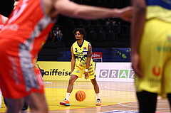 13.01.2024, Graz, Raiffeisen Sportpark Graz, Basketball Superliga 2023/24, Grunddurchgang, Runde 18, UBSC Raiffeisen Graz - Arkadia Traiskirchen Lions