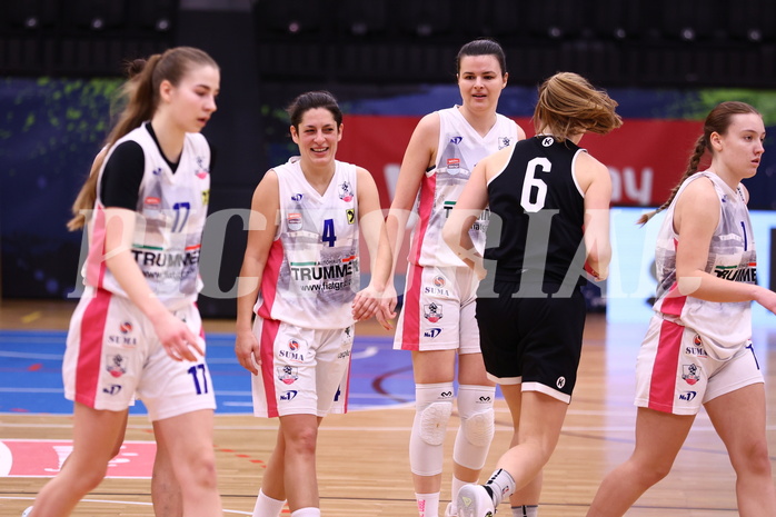 13.01.2024, Graz, Raiffeisen Sportpark, Basketball Damen Superliga 2023/24, Grunddurchgang 9.Runde, UBSC-DBBC Graz - Basket Flames Women ,  