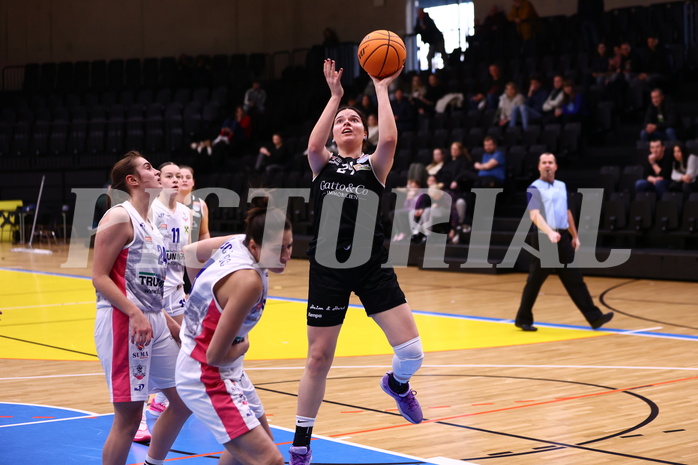 13.01.2024, Graz, Raiffeisen Sportpark, Basketball Damen Superliga 2023/24, Grunddurchgang 9.Runde, UBSC-DBBC Graz - Basket Flames Women ,  