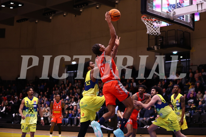 13.01.2024, Graz, Raiffeisen Sportpark Graz, Basketball Superliga 2023/24, Grunddurchgang, Runde 18, UBSC Raiffeisen Graz - Arkadia Traiskirchen Lions