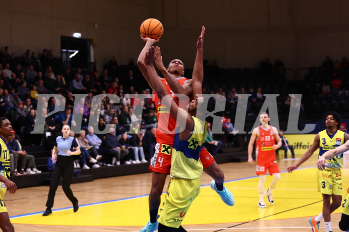 13.01.2024, Graz, Raiffeisen Sportpark Graz, Basketball Superliga 2023/24, Grunddurchgang, Runde 18, UBSC Raiffeisen Graz - Arkadia Traiskirchen Lions