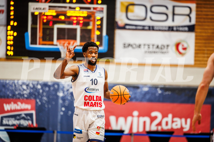 Basketball, win2day Basketball Superliga 2024/25, Playoffs Halbfinale 4. Spiel
, BBC Nord Dragonz, Gmunden Swans, Austen Awosika (10)