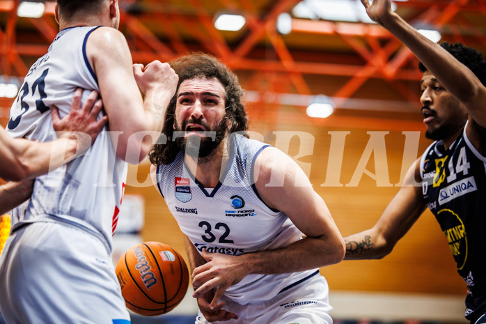Basketball, win2day Basketball Superliga 2024/25, Playoffs Halbfinale 4. Spiel
, BBC Nord Dragonz, Gmunden Swans, Sead Hadzifejzovic (32)