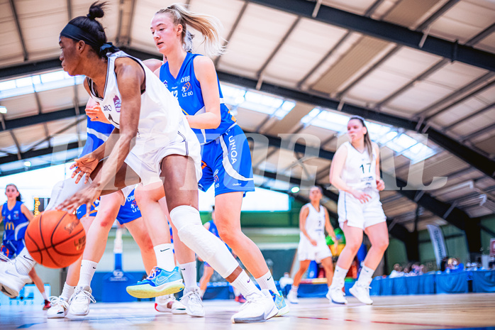 Basketball Basketball Damen Superliga 2021/22, Grunddurchgang 8.Runde Vienna D.C. Timberwolves vs. DBB LZ OÖ
