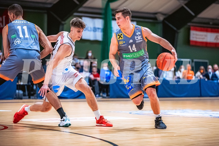Basketball Basketball Superliga 2021/22, Grunddurchgang 13.Runde Vienna D.C. Timberwolves vs. BK IMMOunited Dukes