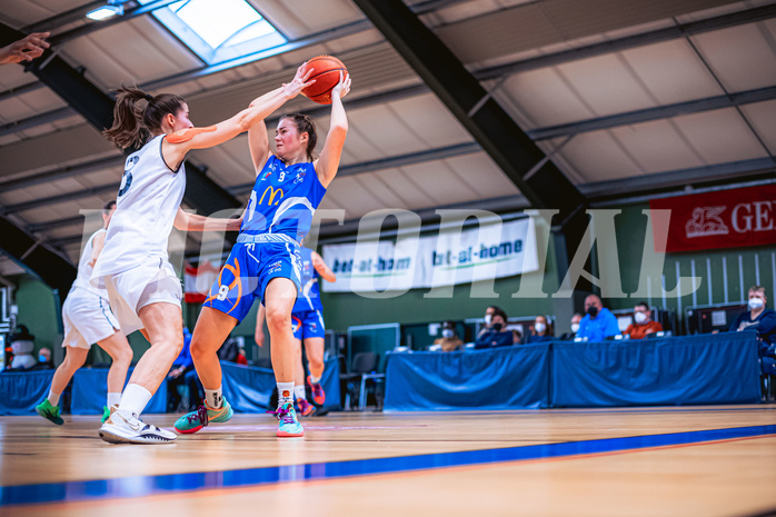 Basketball Basketball Damen Superliga 2021/22, Grunddurchgang 8.Runde Vienna D.C. Timberwolves vs. DBB LZ OÖ
