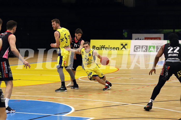 Basketball Superliga 2021/22, Grunddurchgang 13.Runde UBSC Graz vs. Raiffeisen Flyers Wels