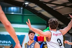 Basketball Basketball Superliga 2021/22, Grunddurchgang 13.Runde Vienna D.C. Timberwolves vs. BK IMMOunited Dukes