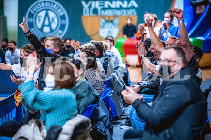 Basketball Basketball Superliga 2021/22, Grunddurchgang 13.Runde Vienna D.C. Timberwolves vs. BK IMMOunited Dukes

