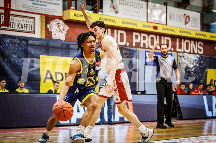 Basketball, win2day Basketball Superliga 2022/23, 8. Qualifikationsrunde, Traiskirchen Lions, UBSC Graz, Zachery Deshon Cooks (3)