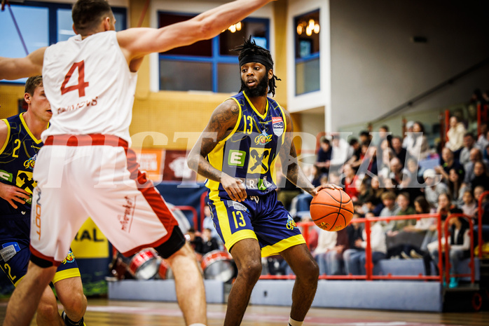 Basketball, win2day Basketball Superliga 2022/23, 8. Qualifikationsrunde, Traiskirchen Lions, UBSC Graz, Issac James Vann Jr (13)