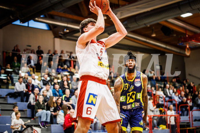 Basketball, win2day Basketball Superliga 2022/23, 8. Qualifikationsrunde, Traiskirchen Lions, UBSC Graz, Aleksej Kostic (6)