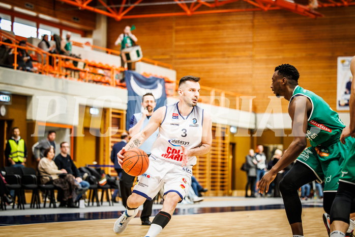 Basketball, win2day Basketball Superliga 2022/23, 8. Qualifikationsrunde, BBC Nord Dragonz, Kapfenberg Bulls, Petar Cosic (3)