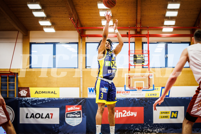 Basketball, win2day Basketball Superliga 2022/23, 8. Qualifikationsrunde, Traiskirchen Lions, UBSC Graz, Zachery Deshon Cooks (3)