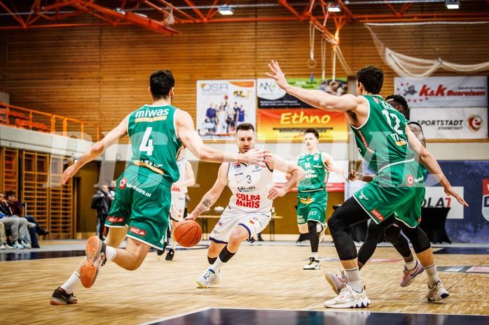 Basketball, win2day Basketball Superliga 2022/23, 8. Qualifikationsrunde, BBC Nord Dragonz, Kapfenberg Bulls, Petar Cosic (3)