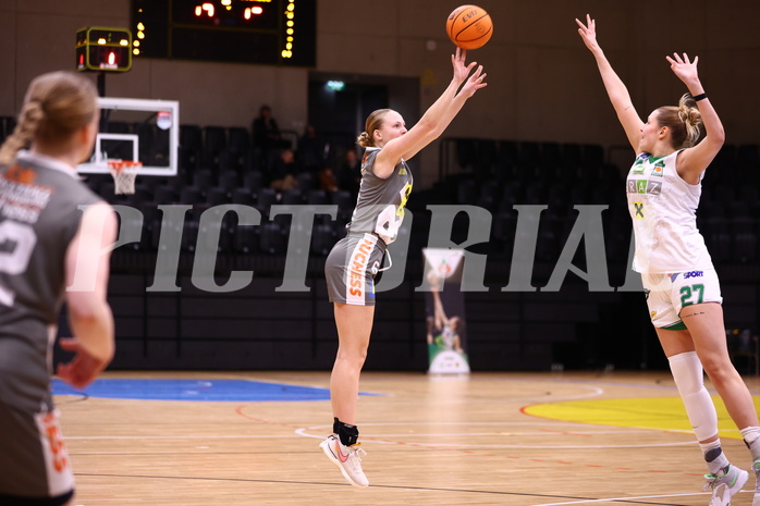 03.02.2024, Graz, Raiffeisen Sportpark, Basketball Damen Superliga 2023/24, Grunddurchgang 11.Runde, UBI Holding Graz - BK Raiffeisen Duchess Klosterneuburg ,  