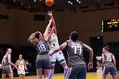 03.02.2024, Graz, Raiffeisen Sportpark, Basketball Damen Superliga 2023/24, Grunddurchgang 11.Runde, UBI Holding Graz - BK Raiffeisen Duchess Klosterneuburg ,  