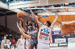 Basketball, Basketball Superliga 2023/24, Grunddurchgang 20.Runde, Oberwart Gunners, Klosterneuburg Dukes, Jonathan Knessl (12), Michael Weathers (20), Daniel Koeppel (14)