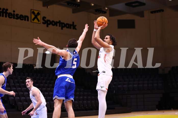 03.02.2024, Graz, Raiffeisen Sportpark Graz, Basketball Zweite Liga 2023/24, Grunddurchgang, Runde 16, Future Team Steiermark - Pirlo Kufstein Towers