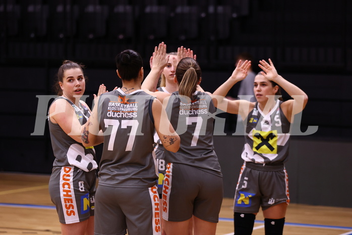 03.02.2024, Graz, Raiffeisen Sportpark, Basketball Damen Superliga 2023/24, Grunddurchgang 11.Runde, UBI Holding Graz - BK Raiffeisen Duchess Klosterneuburg ,  