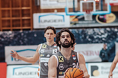 Basketball, Basketball Superliga 2023/24, Grunddurchgang 20.Runde, Oberwart Gunners, Klosterneuburg Dukes, Will Carius (24)