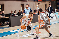 Basketball, Basketball Superliga 2023/24, Grunddurchgang 20.Runde, Oberwart Gunners, Klosterneuburg Dukes, Jonathan Knessl (12), Valentin Bauer (14)